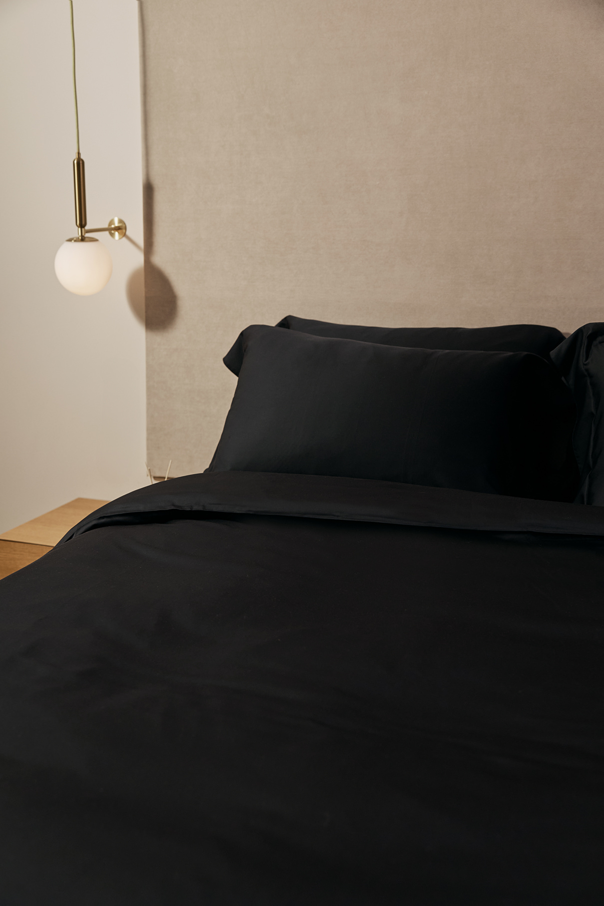 Постільна білизна bamboo BLACK бамбук чорний 3